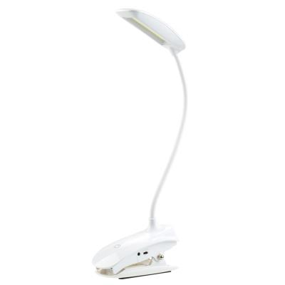 Lampe de bureau rechargeable à col de cygne LED COB - Avec pince