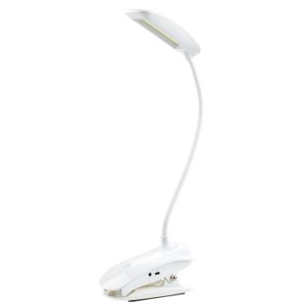 Lampe de bureau rechargeable à col de cygne LED COB - Avec pince