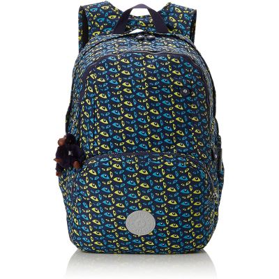 Kipling Hahnee Sac à dos enfants, 47 cm, 28 liters, Multicolore (Nocturnal Eye)