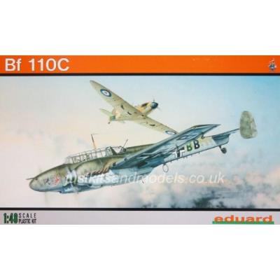 Eduard bf 110c germany wwii heavy fighter 1 48 scale plastic model [toy] (japan import)