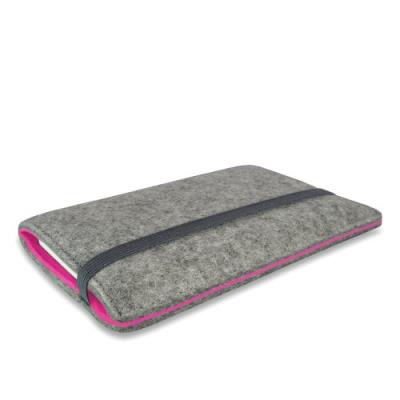 Stilbag Etui Feutre 'FINN' pour Samsung Galaxy A5 - Couleur: gris/rose