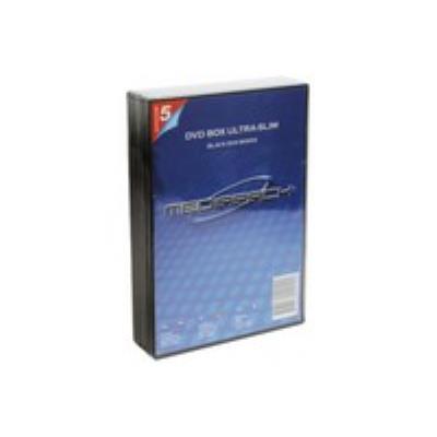 Boitier dvd slim noir 1 dvd pack 5