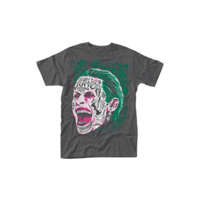 Suicide Squad T-Shirt Joker Tattooed Face (XL)