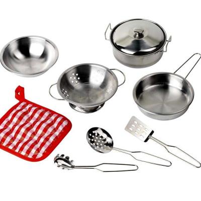 Set de cuisine Dinette 9 éléments ustencils de cuisine pour enfants 3 ans +