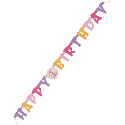 Guirlande anniversaire 1 an fille (1 19 m)
