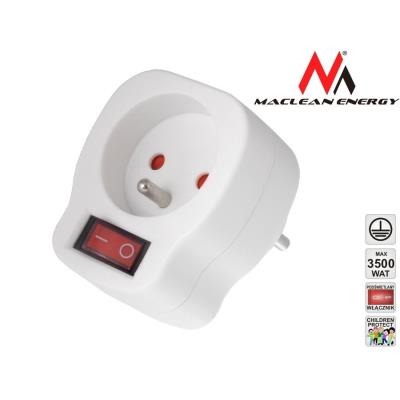 Prise de courant avec interrupteur prise de protection avec interrupteur maclean mce13