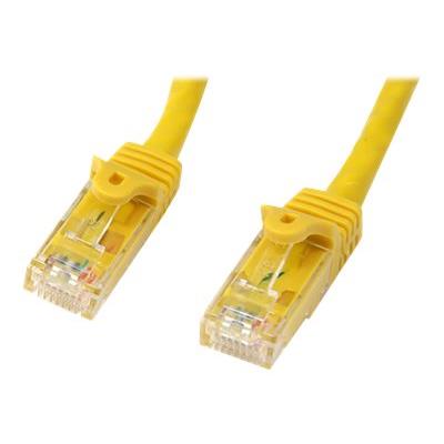 StarTech.com Cat6 netwerk kabel met Snagless RJ45 Connectors - Cat 6 patch kabel - 25 ft/ 7,6 m, geel - verbindingskabel - 7.6 m - geel