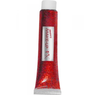 Paillette en gel rouge