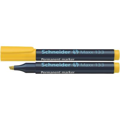 Schneider stylos marqueurs maxx 133, pointe 1 4 mm-jaune 113305