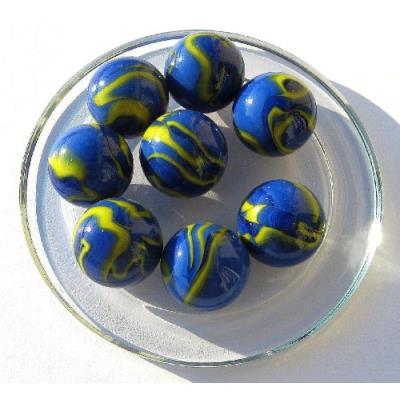 2 Calots VAN GOGH - Billes en verre de 25 mm