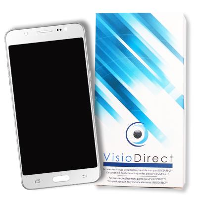 Ecran vitre complet pour Samsung Galaxy J5 2016 SM-J510 blanc vitre tactile de téléphone portable+ ecran LCD - Visiodirect -