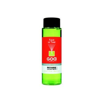 Recharge Parfum D'ambiance Fleur De Tiaré 250 Ml - Marque Goa, Flacon Plastique Vert, Neuf
