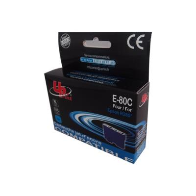 UPrint E-80C - XL Capacity - cyaan - inktcartridge (alternatief voor: Epson T0802)