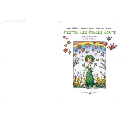 Partitions classique BILLAUDOT SAUGUET H./DRUON M./TARDIEU J.L. - TISTOU LES POUCES VERTS - PIANO, CHANT Voix solo, piano