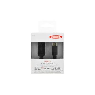 Ednet USB-adapter type C - 15 cm