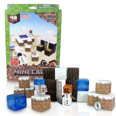 Minecraft - 2449 - jeu de construction - minecraft -   snow pack - papier 48 pièces