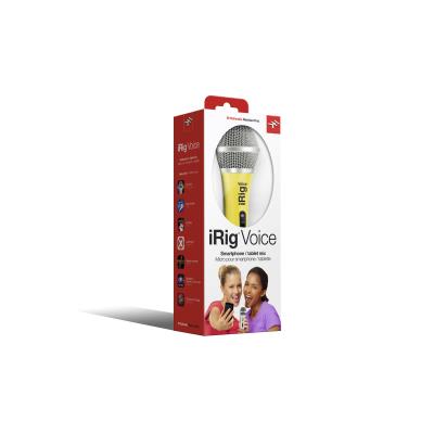 Micro Usb Et Pour Ipad & Iphone Ik Multimedia Irig Voice - Jaune
