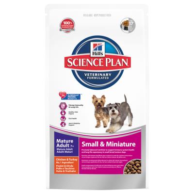 Hill's Science Plan - Croquettes au Poulet et Dinde pour Chien Sénior de Petite Race - 1,5Kg