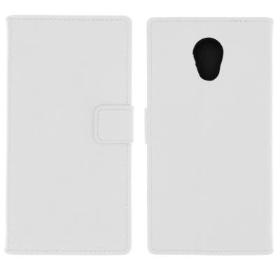 Housse Etui Portefeuille Wiko Robby - Blanc - Protection intégrale