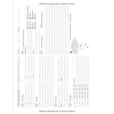 Cahier de liaison parents-nounou : Collectif - 2035937086 - Livre