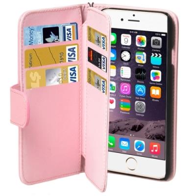 Iphone 6 Plus Coque Housse Cuir PU Rose