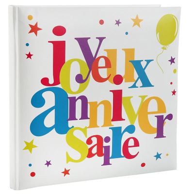 livre d'or joyeux anniversaire 24 cm