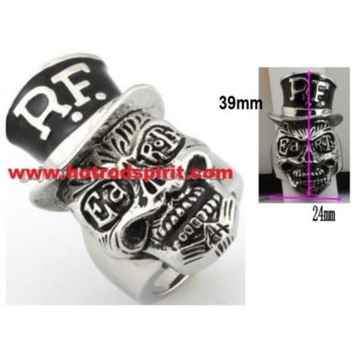 chevaliere ed roth rat fink 7.5 us inox bague homme kustom kulture