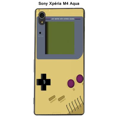 Coque Sony Xpéria M4 Aqua - Game Boy Custard