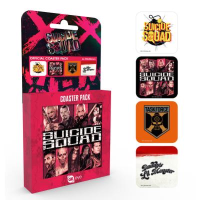 Lot de 4 dessous de verre Suicide Squad Mix