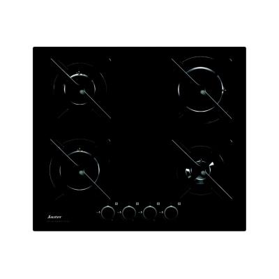 SAUTER  SPG4466B - Table de cuisson au gaz - 4 plaques de cuisson - Niche - largeur : 56 cm - profondeur : 49 cm - noir