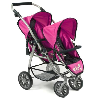 Bayer Chic 2000 689 12 Le buggy Tandem Vario - Marine et rose
