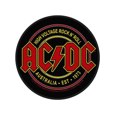 AC/DC Patch High Voltage Rock N Roll 9 x 9 cm
