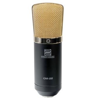 Pronomic CM-100BG microphone de studio à grande membrane & filtre anti-pop