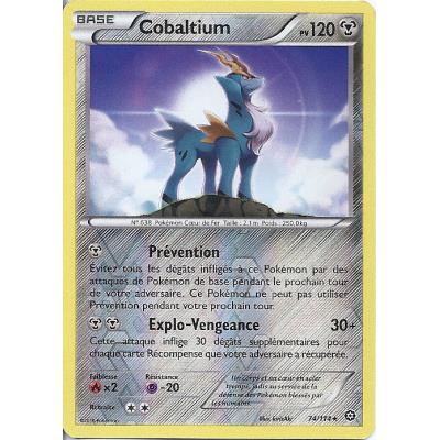 Acheter Carte Pokemon - XY11 - Offensive Vapeur - Cobaltium - PV 120 - 74/114 - Holo Reverse - VF État correct - 19,00 € Carte Pokemon - XY11 - Offensive Vapeur - Cobaltium - PV 120 - 74/114 - Holo Reverse - VF État correct - Asmodee reconditionné disponible sur Fnac