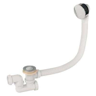 Wirquin sp5603 vidage de baignoire à câble avec siphon chrome