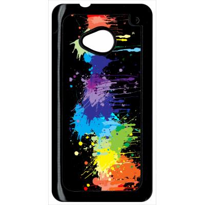 Coque HTC m7 pop art color smash