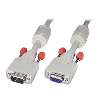 Lindy Premium verlengkabel voor video - VGA - 1 m