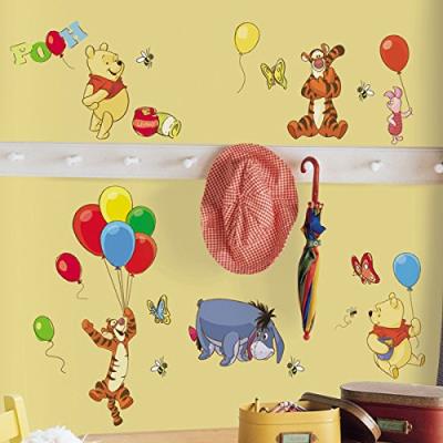 Roommates winnie l'ourson et amis stickers muraux