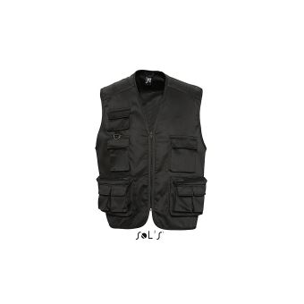 gilet reporter multipoches femme