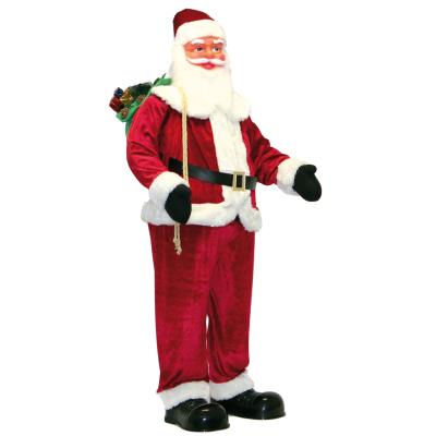 Père Noël géant avec fonction karaoké -150 cm