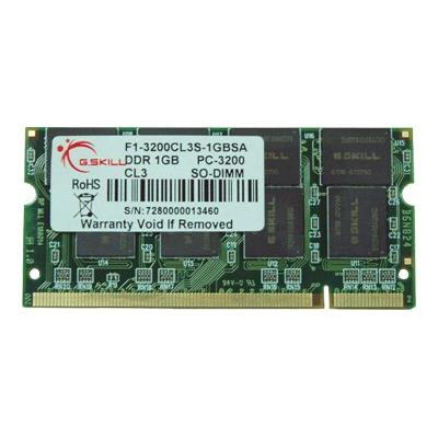 G.Skill DDR Series F1-3200CL3S-1GBSA - DDR - 1 GB - SO DIMM 200-PIN