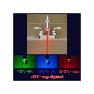 Robinet lumineux multicolore sans piles, cadeau design