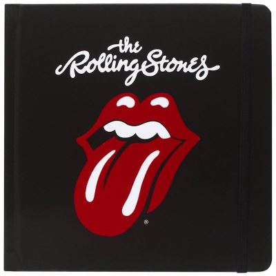 Cahier à couverture rigide avec logo Tongue des Rolling Stones