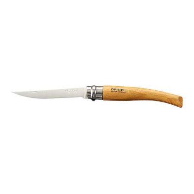 Couteau Lame Effilée 10 cm Manche Hêtre*