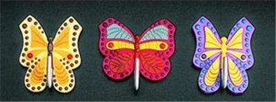 Metaltex - sorepro crochet adhesif desig.papillon