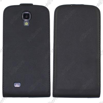 Film Verre Trempé pour Samsung Galaxy S4 i9500 i9505 + Coque gel rabat, Noir