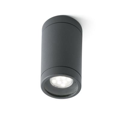 Faro - Plafonnier rond extérieur Olot D6 cm IP44 - Gris