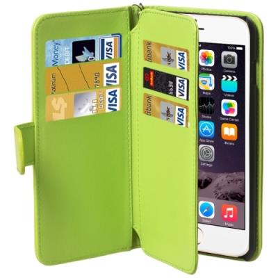 Iphone 6 Plus Coque Housse Cuir PU Vert