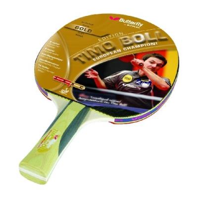 Butterfly timo boll gold raquette de tennis de table or 26 cm