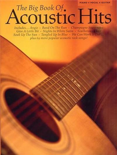 Big Book Of Acoustic Hits P/V/G